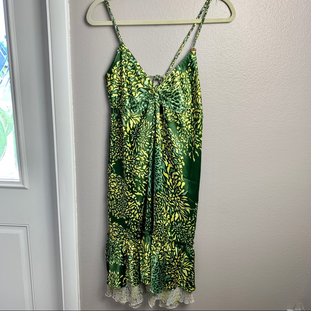 REEF Green Floral Surf Dress